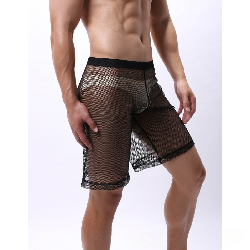 Trunk Breathable Men - منخفضة الارتفاع شبكة المثيرة الملابس الداخلية