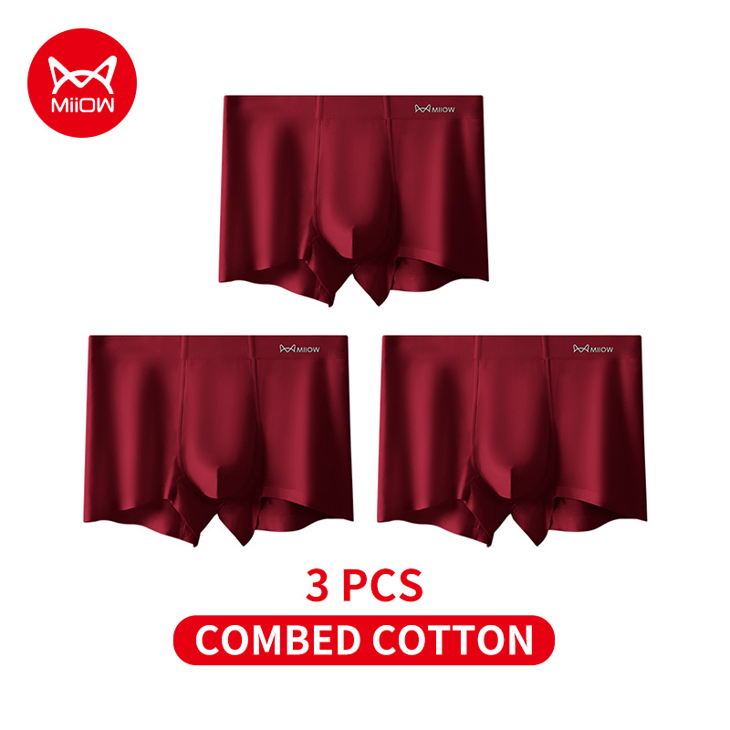 MiiOW 3 قطعة الخريف الشتاء الق - مراجعة Boxer Brief Pack Cotton وسعره