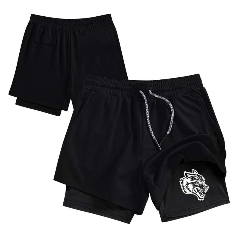 شورت رياضي رجالي بطبقة مزدوجة  - مراجعة Compression Shorts Athletes وسعره
