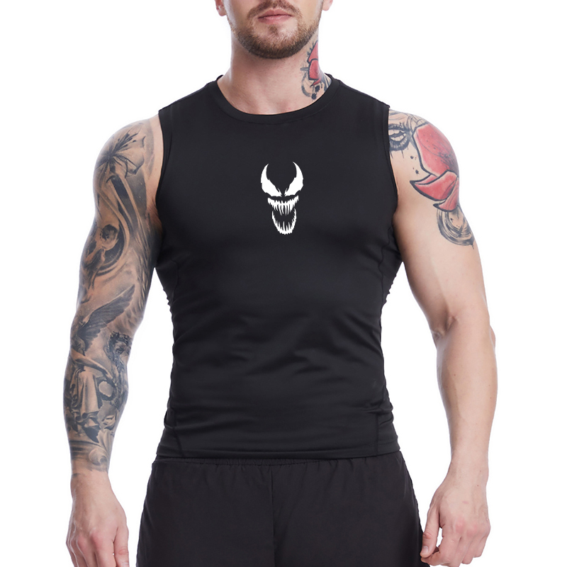 قميص مضغوط بدون أكمام برسومات  - مراجعة Sleeveless Undershirt وسعره